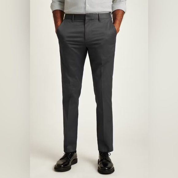 Bonobos Friday Straight Fit Chino Gray Pant Slacks 38/32 - Picture 1 of 6